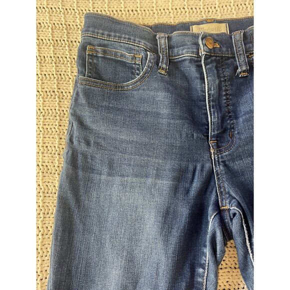 Madewell Women’s Roadtripper Jeans – 28 Petite, Dark Wash Skinny Stretch Denim - Picture 4 of 11